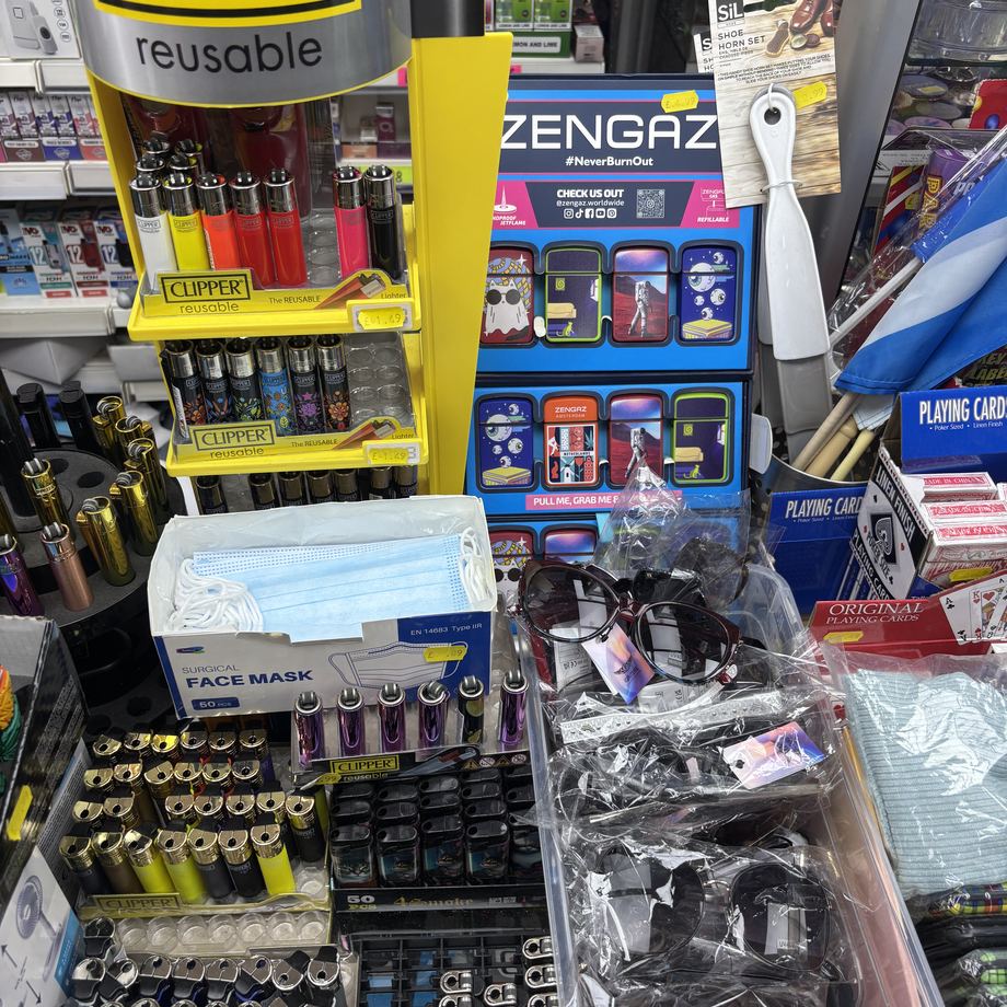 Clipper and Zengaz lighters